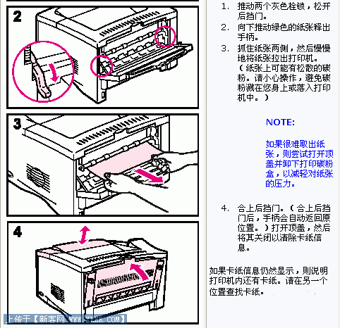 打印机卡纸怎么办 故障清除(图文)  打印机卡纸怎么办 故障清除(图文)